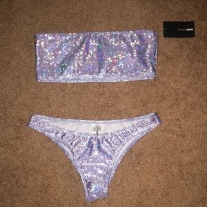 Fashion Nova tub top Brazilian Bikini